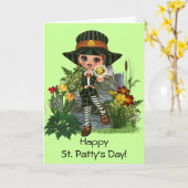 Kelly's Offering St. Patrick's Design カード (黄色い花)