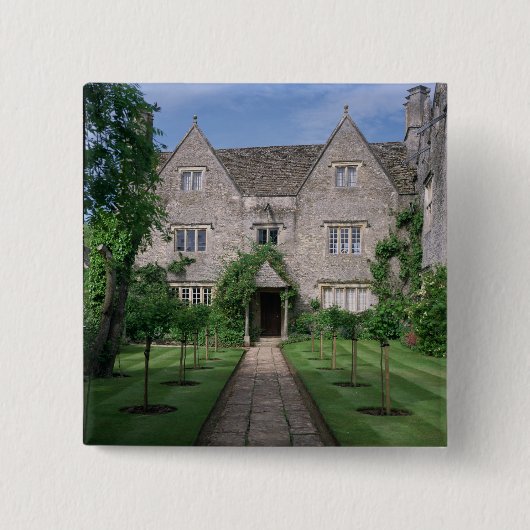 Kelmscott領域(写真) 缶バッジ (正面)