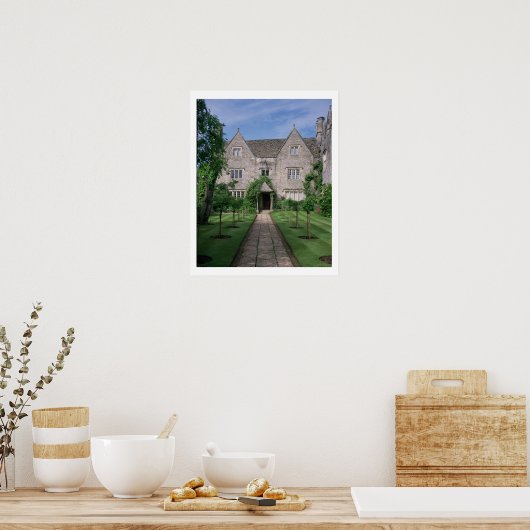 Kelmscott Manor （写真） ポスター (キッチン)