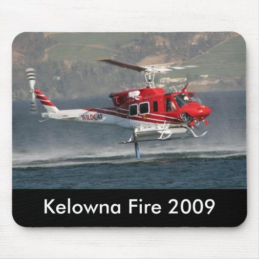 Kelownaの火の2009年のmousepad マウスパッド (正面)