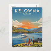 Kelowna Canada Travel ポストカード (正面/裏面)