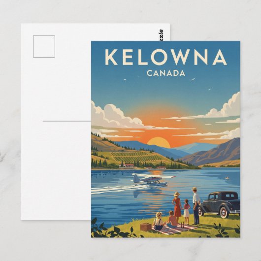 Kelowna Canada Travel ポストカード (正面/裏面)