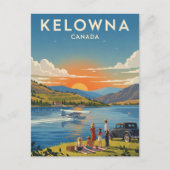 Kelowna Canada Travel ポストカード (正面)