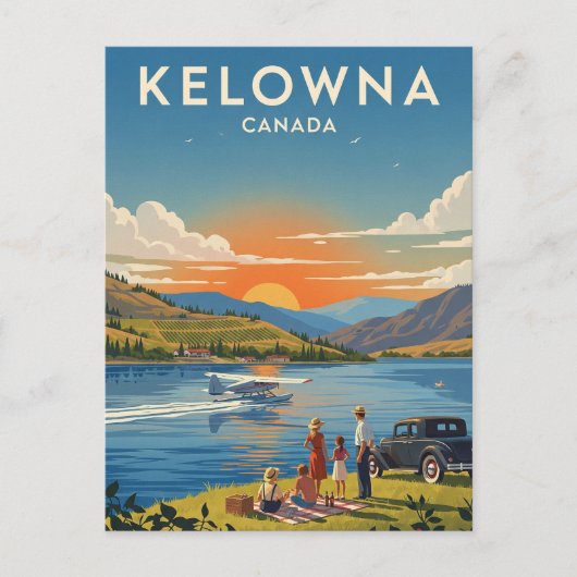 Kelowna Canada Travel ポストカード (正面)
