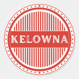 Kelowna City Pride Emblem – Canadian Identity ラウンドシール