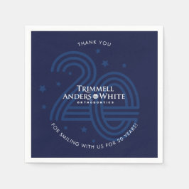 Kelseyのカスタムプリント注文 – 20th insert スタンダードカクテルナプキン