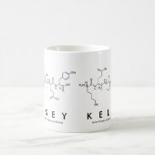 Kelseyのペプチッド名前のマグ コーヒーマグカップ (中央)