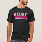 KELSEY名パーソナライズされたレトロヴィンテージ80S 90S Bir Tシャツ (正面)