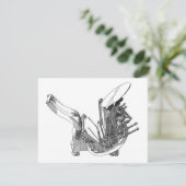 Kelsey letterpress印刷プレスのグリーティングカード サンキューカード (スタンド正面)