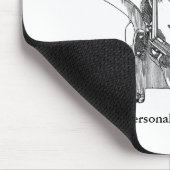 Kelsey OSの凸版印刷の印刷機のmousepad マウスパッド (コーナー)