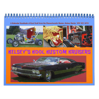 Kelsey's Kustom Kruisers かっこい 2012カレンダー カレンダー
