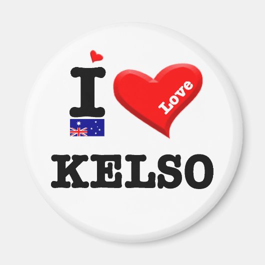 KELSO - I Love マグネット (正面)
