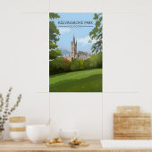 Kelvingrove Park Glasgow Travel Poster ポスター (キッチン)