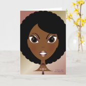 Kemetグリーティングカード カード (黄色い花)