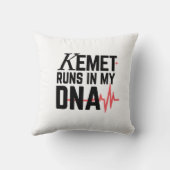 Kemet Runs in My DNA |  クッション (裏面)