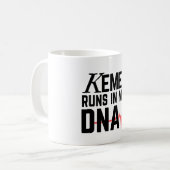 Kemet Runs in My DNA | コーヒーマグカップ (正面左)