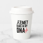 Kemet Runs in My DNA |  紙コップ (裏面)