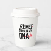 Kemet Runs in My DNA |  紙コップ (正面)