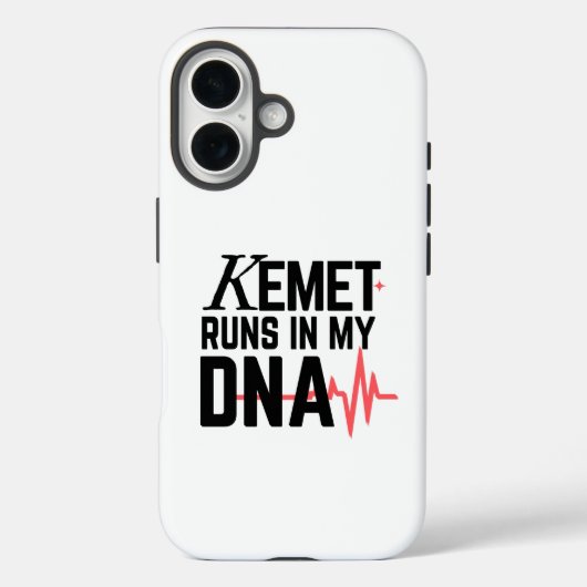 Kemet Runs in My DNA | iPhone / iPad case Case-Mate iPhoneケース (裏面)