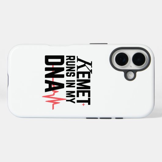 Kemet Runs in My DNA | iPhone / iPad case Case-Mate iPhoneケース (裏面 (横))
