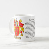 Kemper、起源、意味および頂上 コーヒーマグカップ (正面左)