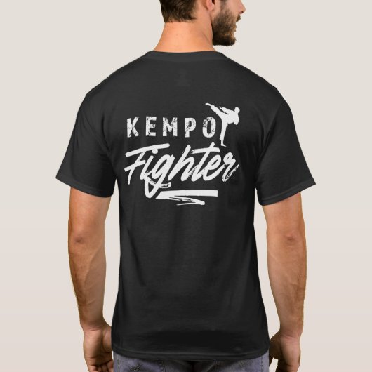 Kempo Fighter Karate Shaolin Kenpo Martial Arts 1 Tシャツ (裏面)