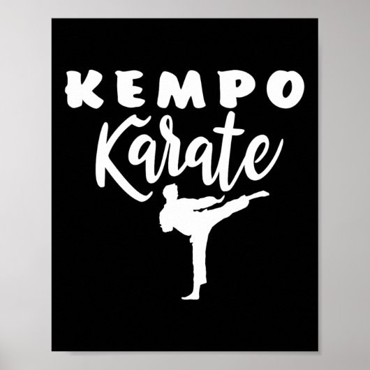 Kempo Karate Kenpo Martial Arts Shaolin  ポスター (正面)