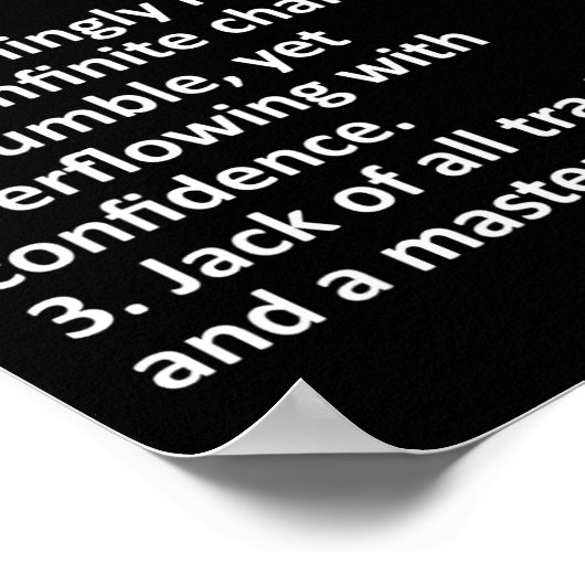 Ken定義名パーソナライズされたおもしろい誕生日ギフト ポスター (角)