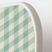 Ken パーソナライズされた Ginghamと申します ピックルボールラケット (左詳細)