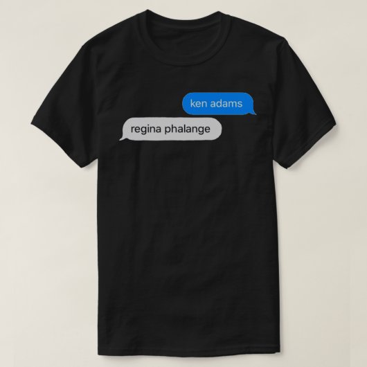 ken adams and regina phalange  Sticker Tシャツ (デザイン正面)