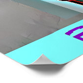 Ken Gage 2-XLロボット陸軍レトロウェーブシュルレアリスアポップ・アートのリズム ポスター (角)