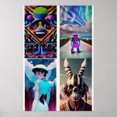 Ken Gage 4-in-1 Pop Art Series A ポスター (正面)