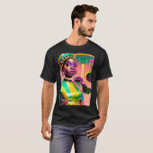 Ken Gage Afrofuturism One Science ポップ・アートの Fiction Tシャツ (正面フル)