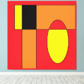 Ken Gage Egg Invader I キャンバスプリント (インサイチュ (ウッドフロア))