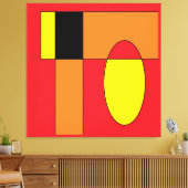 Ken Gage Egg Invader I キャンバスプリント (インサイチュ (リビング))