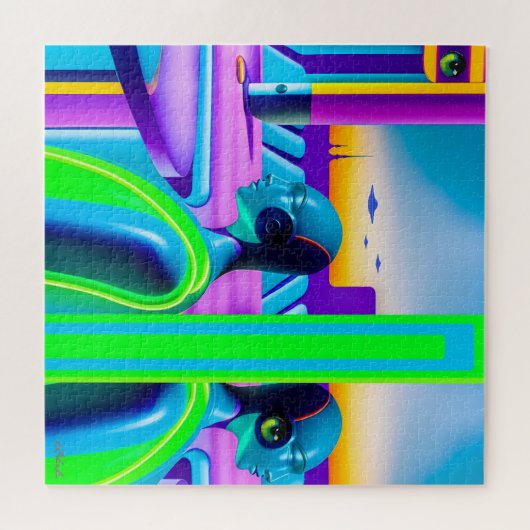 Ken Gage Future Spectrum Sci-Fi ジグソーパズル (横)