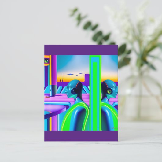 Ken Gage Future Spectrum Sci-Fi ポストカード (スタンド正面)