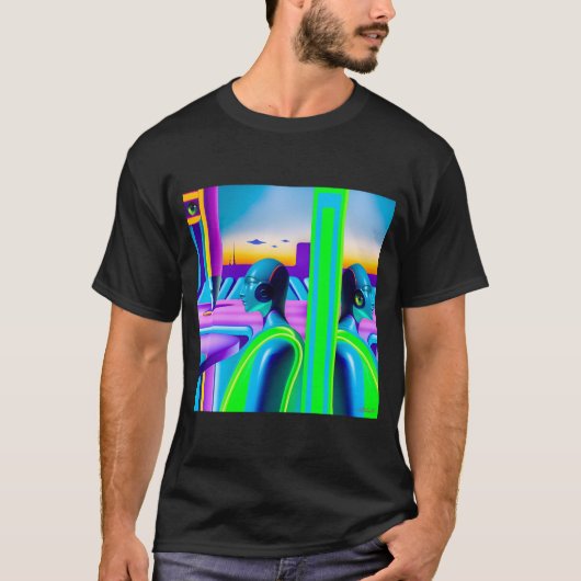 Ken Gage Future Spectrum Sci-Fi Tシャツ (正面)