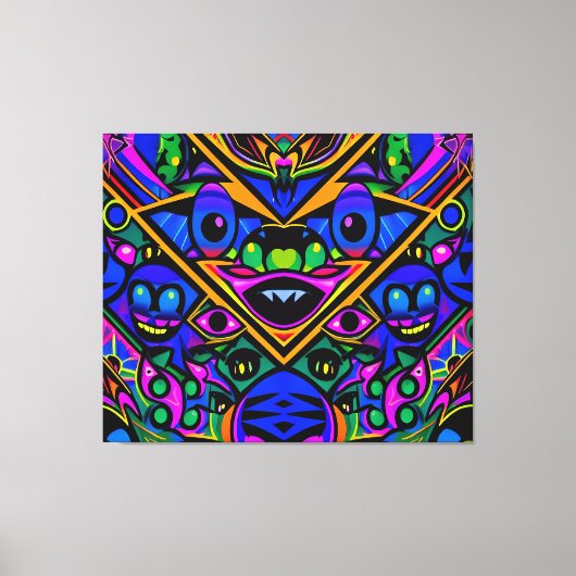 Ken Gage Graffiti Art Pop Drop キャンバスプリント (正面)