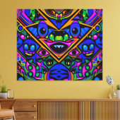 Ken Gage Graffiti Art Pop Drop キャンバスプリント (インサイチュ (リビング))