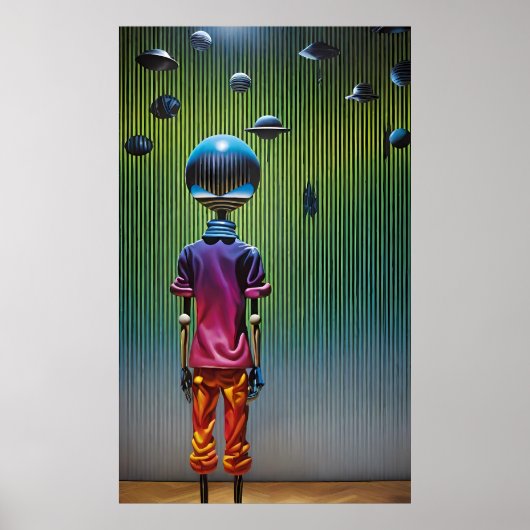 Ken Gage Keeper of Worlds Sci-Fiファンタジー ポスター (正面)