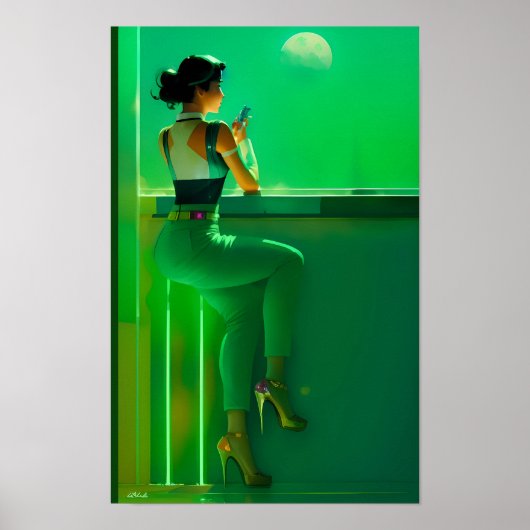 Ken Gage Waiting on the Future Science Fiction ポスター (正面)