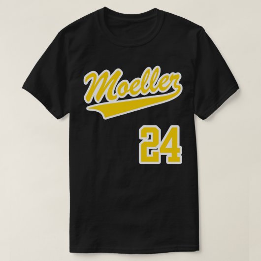 Ken Griffey Jr MOELLERジャージー遠くにフロントバックプリン Tシャツ (デザイン正面)