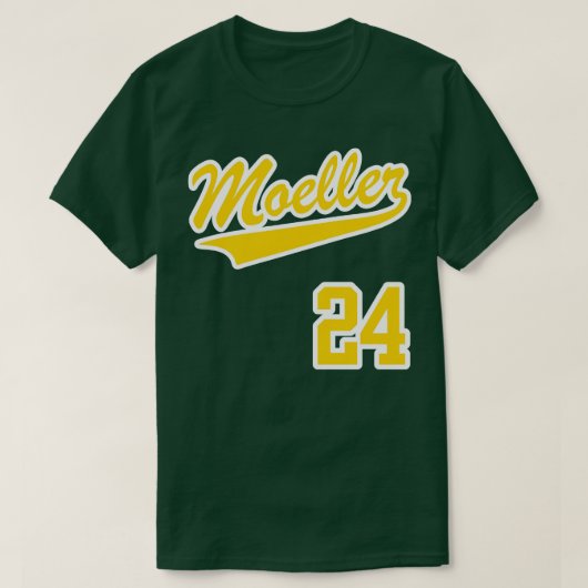 Ken Griffey Jr MOELLERジャージー遠くにフロントバックプリン Tシャツ (デザイン正面)