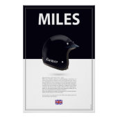 Ken Miles Helmet ポスター (正面)