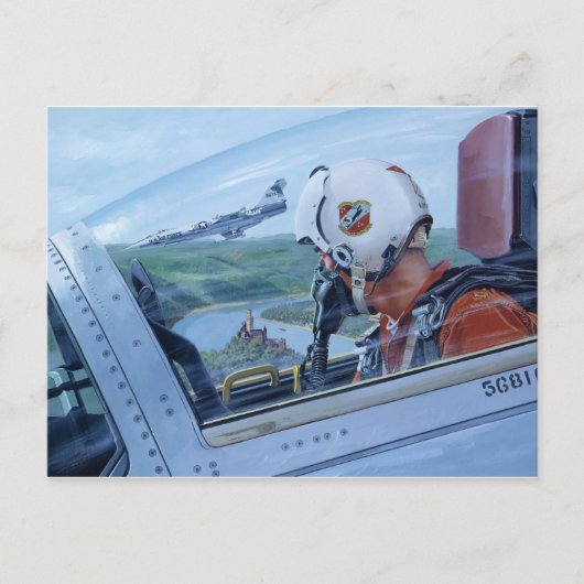 Ken Rileyがラインを見守る ポストカード (正面)