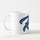 Ken Vorname Name blue Tasse Kaffeetasse コーヒーマグカップ (左)
