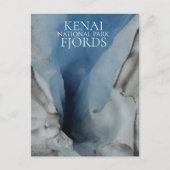 Kenai Fjords国立公園の氷河ムーラン出口 ポストカード (正面)