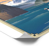 Kenai Fjords国立公園リトアニュアルアートポスター ポスター (角)