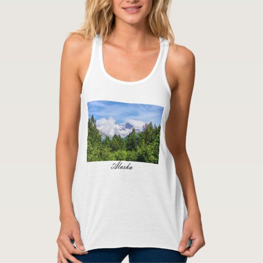Kenai Fjords雪山タンクトップ タンクトップ (正面)